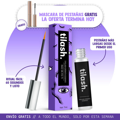 Serum de Pestañas con Raíz de Fo-Ti + Mascara (Regalo)