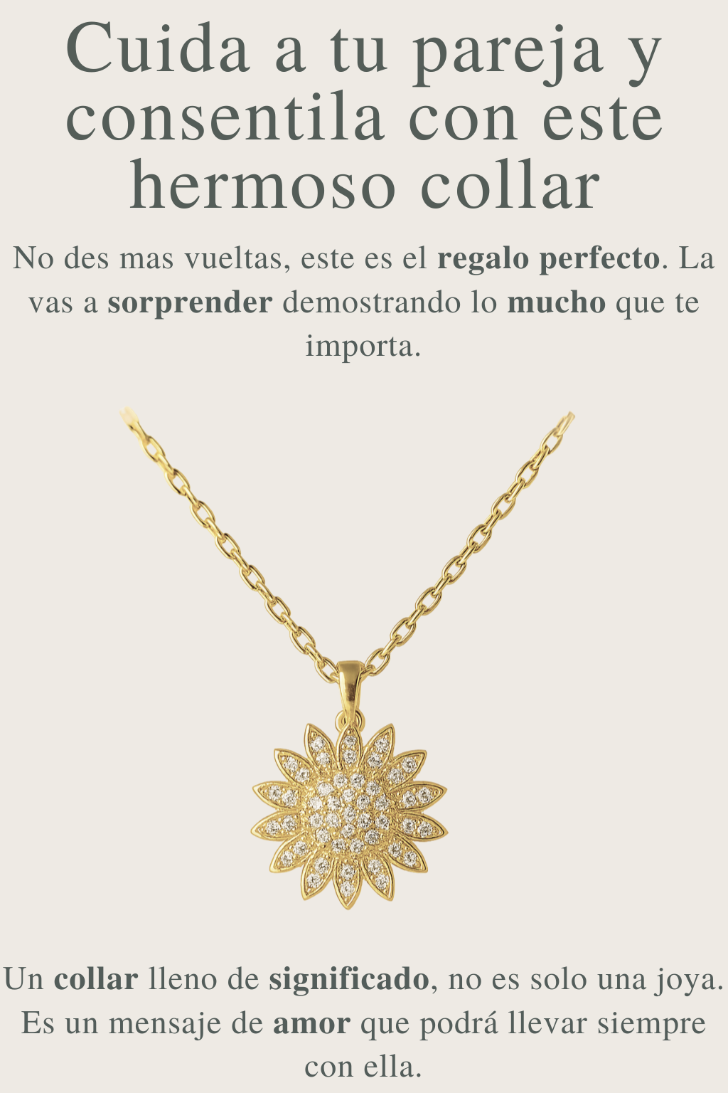 Collar Girasol